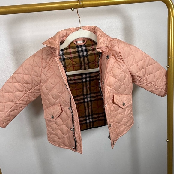 BURBERRY kids SALMON COLOR TODDLER JACKET✨ - Picture 3 of 13